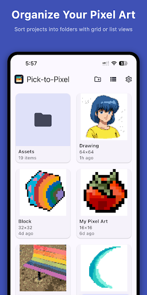 Pick to Pixel: Photo-Pixel Art Screenshot 1
