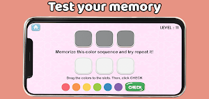 Color sequence game Screenshot 2