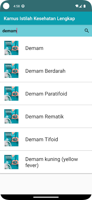 Kamus Istilah Medis Kesehatan Screenshot 1