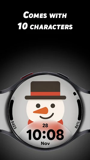 Christmas Dial 2 - Watch face Screenshot 1