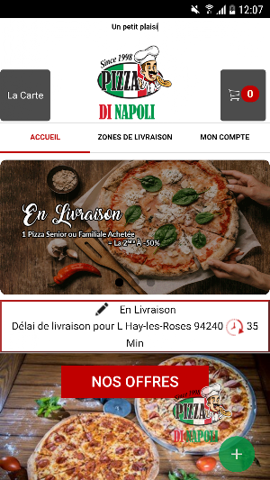 Pizza di Napoli 94 Vitry Screenshot 1