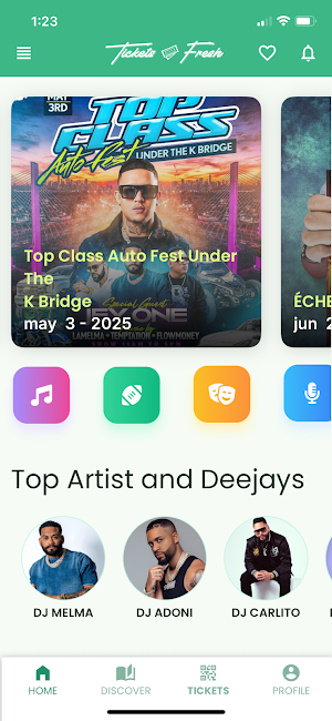 Tickets Fresh Screenshot 1
