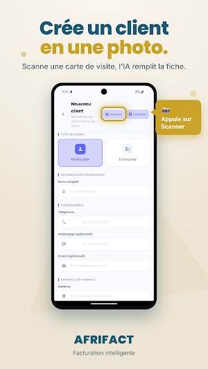 AFRIFACT – Facture & Devis PDF Screenshot 2