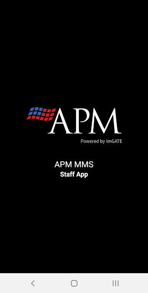 APM MMS Mobile Staff Screenshot 0