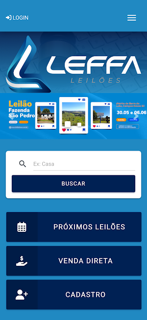 Leffa Leilões Screenshot 0