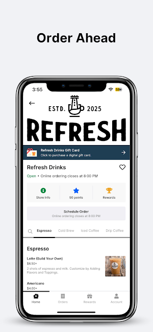 Refresh Drinks Screenshot 0