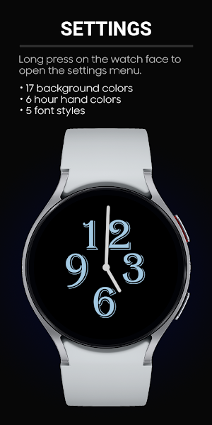 JHW Analog 7: Watch face Screenshot 2