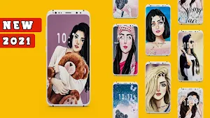 خلفيات بنات جيرلي كيوت 2021 بدون نت Screenshot 1