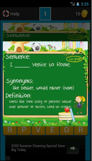Vocabulary Games Screenshot 1