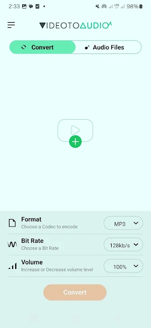 Audio Extractor - Video to Mp3 Screenshot 0