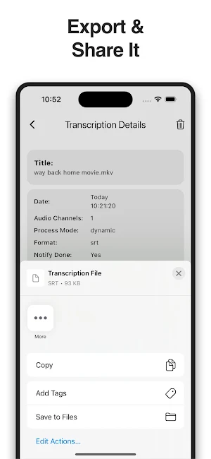 aiScriber: AI Speech To Text Screenshot 3