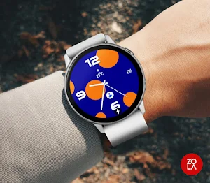 Orange Circle MX Watch Face Screenshot 2
