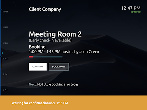 YAROOMS Meeting Room Display Screenshot 2