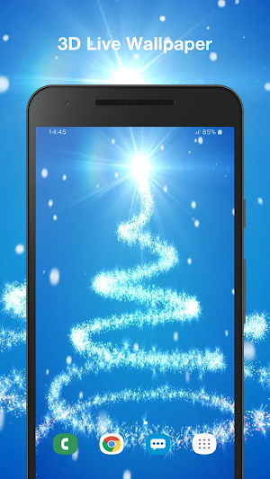 3D Christmas Live Wallpaper PRO Screenshot 0