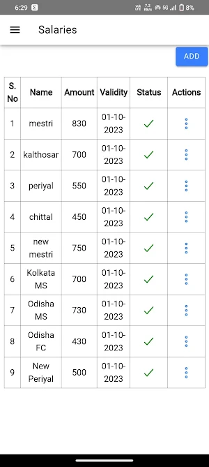 Workers Attendance Offline Screenshot 3