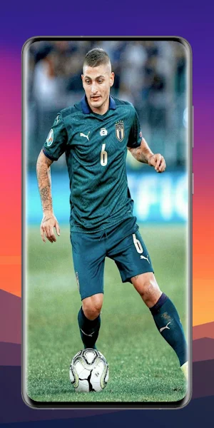 Marco Verratti 4K Wallpaper Screenshot 3