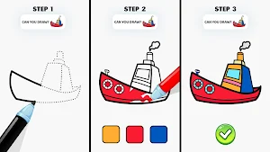 Color Draw Relaxing Game Screenshot 0