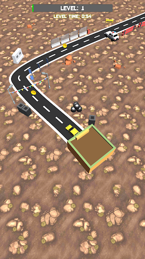 Line Race 3D: Tiny Toon Car Screenshot 0