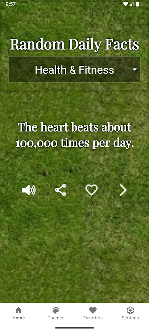 Daily Random Facts Screenshot 1