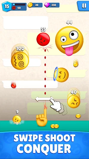 Emoji Ball Blast: Shooter Game Screenshot 0