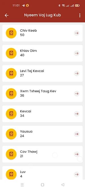 Hmong Bible - Vaj Lug Kub Screenshot 2