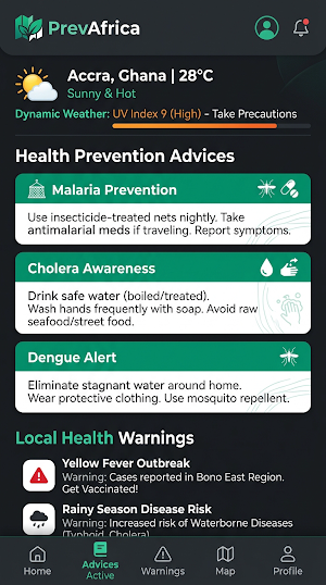PREVAFRICA Screenshot 3