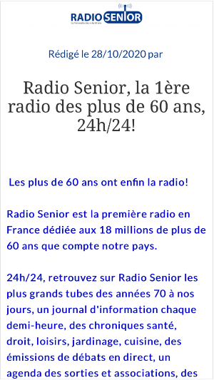 Radio Senior Screenshot 3