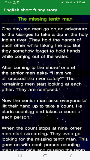 English short funny story Screenshot 3