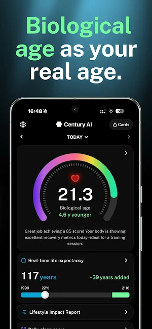 Century AI: Health & Longevity Screenshot 1
