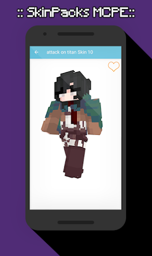 Skinpacks Attackontitan for minecraft Screenshot 3