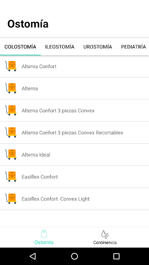 Listado Productos Coloplast Screenshot 0
