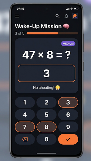 Wake IQ: Alarm & Wake Missions Screenshot 1