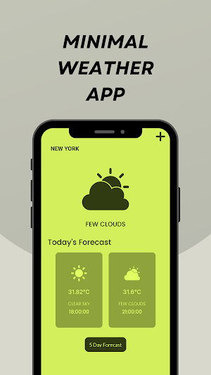 Minimal Weather App Screenshot 0
