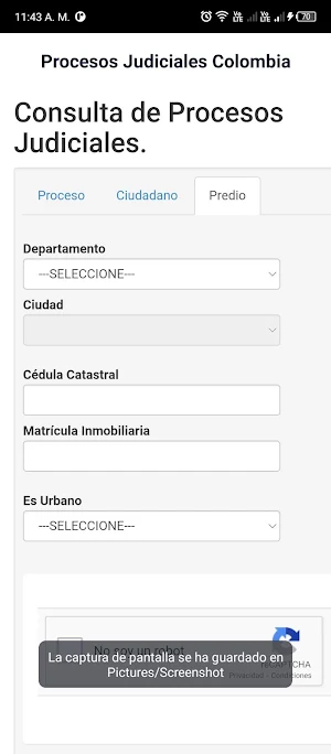 Procesos Judiciales Colombia Screenshot 2