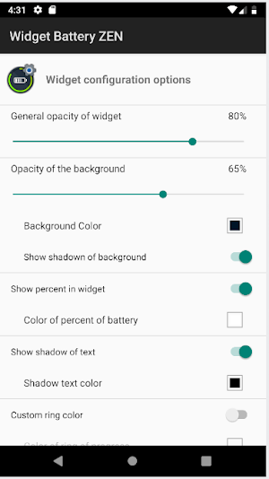 Widget Battery ZEN Screenshot 3
