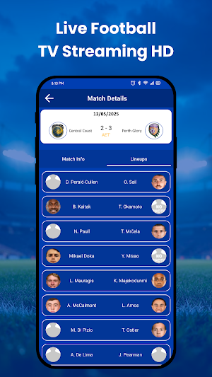 Live Football TV Streaming HD Screenshot 2