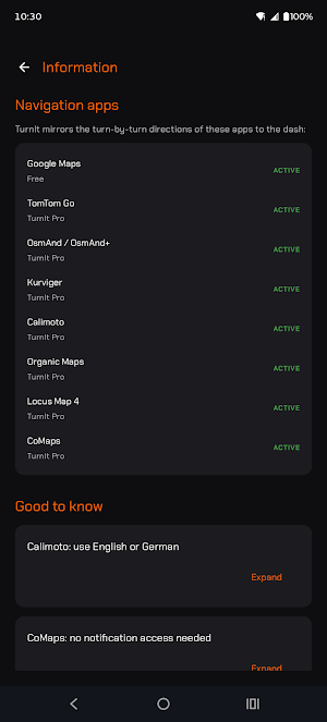 TurnIt: Navigation for KTM Screenshot 2