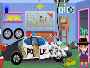 Pretend in Police Station: Fun Learning City Screenshot 1