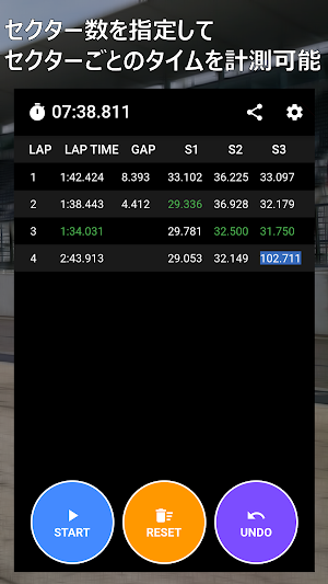 Sector Time Stop Watch Screenshot 0