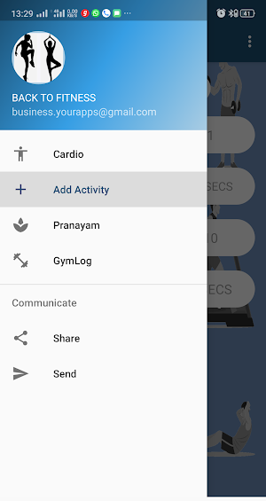 Free Workout Rep Counter Yoga Cardio GymLog Pilate Screenshot 1
