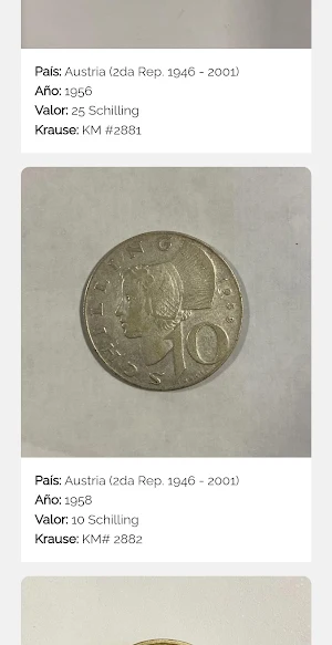 Colección de monedas Napoleón Screenshot 1