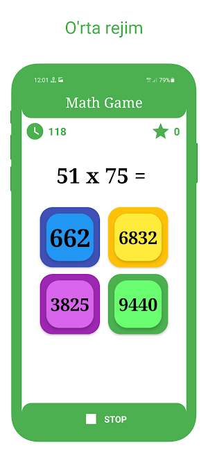 Math game Screenshot 2