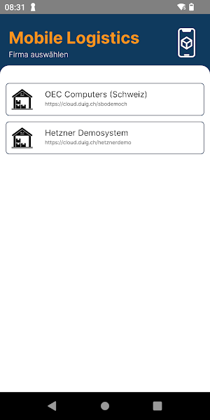Mobile Logistics (Legacy) Screenshot 1