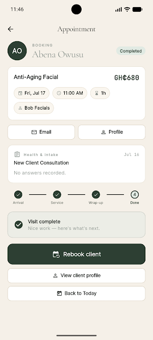 SpaOS Business Screenshot 2