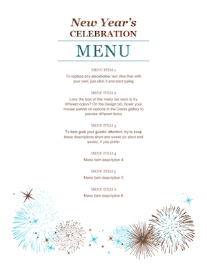Menu Making Templates Screenshot 3