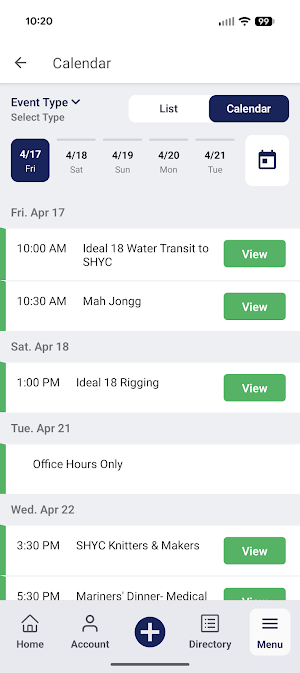Stonington Harbor Yacht Club Screenshot 2