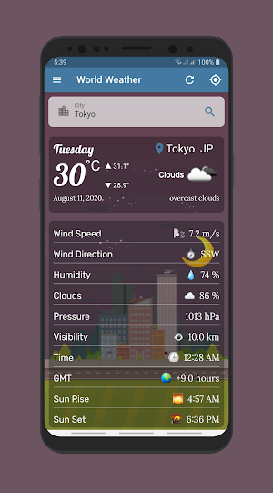 World Weather Screenshot 1