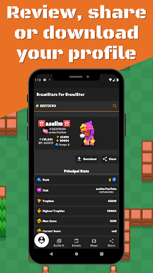 Profile card share for Brawl Stars Screenshot 0
