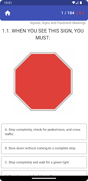 PA DMV Practice Test Screenshot 2