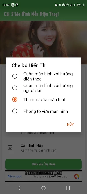 Cài Slide Ảnh Làm Hình Nền ĐT Screenshot 2